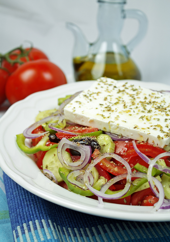 The authentic Greek Salad (Horiatiki) The authentic Greek Salad (Horiatiki)