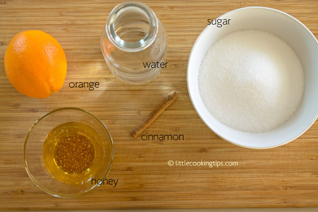 Little Cooking Tips - Diples - syrup ingredients