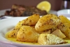 Greek Lemon & Garlic Roasted Potatoes (Patates fournou)