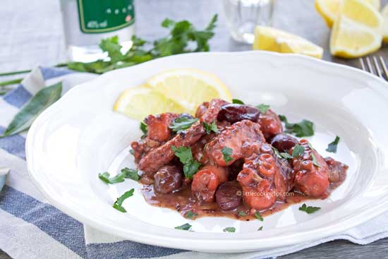 Octopus with Ouzo, Fennel and Olives Octopus with Ouzo, Fennel and Olives