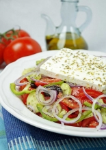 The authentic Greek Salad (Horiatiki)