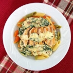 Creamy Chicken Pasta with Spinach