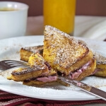 Cherry “Cheesecake” French Toast Sandwich 